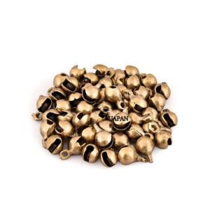 UAPAN Brass Sattriya Ghungroo Ankle Bells loose beads for kathak and Satriya(pack of 50, 9mm)